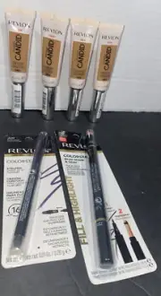 6 REVLON Lot 4 Candid 060, 1 209 Black Violent, 1 250 Soft Black EA NIP