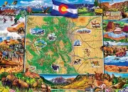 MasterPieces Colorado Map 1000 Piece Jigsaw Puzzle