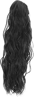 BESTYASH Curly Ponytail Extension for Women Wavy Clip Hair Realistic Fake Ponytail Wig for Dress Up Easy to Use Versatile for All Occasions Natural