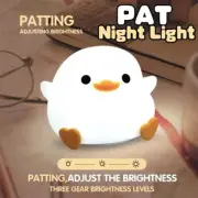 DoDo Duck Night Light, Cute Duck Lamp, Rechargeable Dimmable Nightlight, Silicon