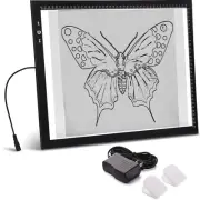 Flicker-Free Art Light Pad with Dimmer - 12V Adapter, Perfect for Drawing