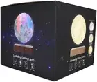 HCNT Levitating Moon Lamp, Floating Galaxy Night Light, 3D , 3 Color Modes, NIB!