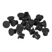 20 Pieces Black Plug Holes, Waterproof Rubber Button Plug for 9mm/0.35" Hole