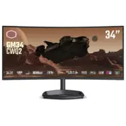 CoolerMaster 34" GM34-CWQ2 VA UWQHD 180Hz 0.5ms 1500R Curved Gaming Monitor