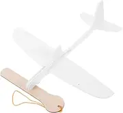 1 Set Wooden Glider DIY Projects Wood Airplane Crafts Airplane Party Favor Kit Glider Plane DIY ' Wood Craft Kits Building Handicrafts Supplies Beige Wooden