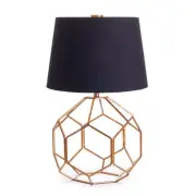 26.25" Melrose 60W Modern Premium Geometric Shaped Brass Office Desk Lamp w/