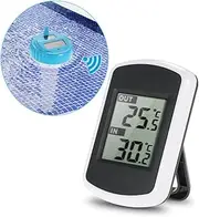 PAMINGONO Wireless Floating Thermometer for Pool Temperature Sensor Indoor/Outdoor Use Easy to Install