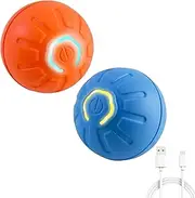 Shaky Ball for Dogs, Automatic Moving Dog Toy Ball, Shaky Toy Ball, Interactive Dog Ball, Light Up Shaking Dog Ball, Vibrating Dog Ball, Moving Ball for Dogs, Rolling Ball Dog Toy (2Pcs-Mix,C)