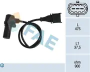 SENSOR, CRANKSHAFT PULSE FAE 79060 FOR ALFA ROMEO,FIAT,ISUZU,LANCIA,OPEL