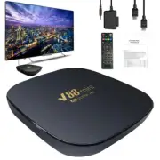 Smart TV BOX 4K HD 2.4G WIFI 8+128GB 4+64GB Quad-Core Android Media Player AU