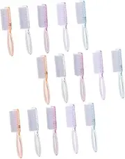 SOESFOUFU 15pcs Long Handle Nail Brush Manicure Brush Pedicure Scrubbing Tool Shoes Scrub Bathroom Scrubber Nails Toes Scrubber Pans Scrub Brush Clean Nylon Bathroom Brush