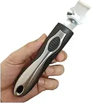 Lemon Zester Peeler, Stainless Steel Orange Citru Kitchen Peeler Tool, asy to Grate Or Zest Lemon, Orange, Citrus (Black)