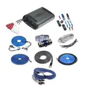 JBL DSP4086 480W 8-Channel Class D Car Amplifier w/ DSP w/ Free 8 Gauge Amp Kit