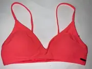 VOLCOM Women's Small Simply Mesh Electric Bikini Top Swim Beach New