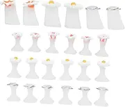 SOESFOUFU Silicone Toe Separators Set of 24 Toe Spreader for Pedicures Nail Art Toe Spacers Toe Spreader Men Toe Separators for Pedi Toe Spreader for Nail Polish