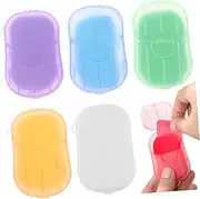 Milisten 120sheets Portable Hiking Soap for Travel Camping Outdoor Activities Convenient Foaming Soap Paper and Scents