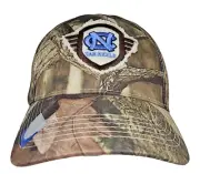 North Carolina Tar Heels Camo Hat Cap Snap Back Adjustable Mossy Oak Brush