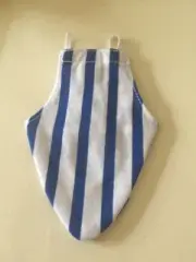 Bird Fashion Strip Blue White Flight Suit For outside cage Small