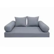 *COVER ONLY*-Style 4 Daybed Mattress Bolster Pillow Covers Knife Edge Crib-AD001