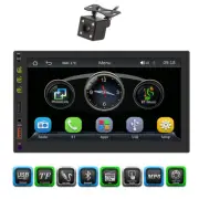 Car MP5 Player Radio Stereo Bluetooth AUX TF USB FM Mirror Link W/Free Camera (for: Porsche)
