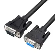 DB9 RS232 Serial Cable Male to Female Null Modem Cord Full Handshaking 7 Wire...
