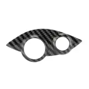 Car Carbon Fiber Style Steering Wheel Button Cover Trims Parts For Smart