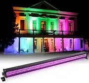 LED Wall Washer Light, 336 LEDs 120W RGBW DJ Light Bar, Stage Light Bar Support DMX & RDM Control, LED Stage Lights for Indoor Disco Party Church Birthday Bar Wedding