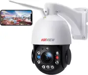 PTZ Camera Outdoor, 30X Optical Zoom Security Camera, 5MP Wireless WiFi RTSP IP