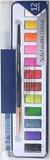 Watercolor Paint Set,Portable Travel Water Color Kit with Brush - Portable Travel Painting Activity, Palette Kit for Kids Adults Teens