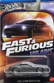 2025 HOT WHEELS FAST & FURIOUS SILVER SERIES Villains 2005 Aston Martin 089 2/5