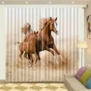 Horse Raises Its Tail 3D Curtain Blockout Photo Printing Curtains Drape Fabric