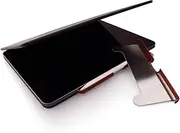 Thankscase Pencil Holder Compatible with Apple Pencil 2, for Magic Keyboard, Keyboard Folio Case, Handmade Ultra-Thin Steel Plate Plus Leather, Stop Pencil Falling. Brown Leather