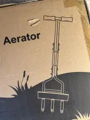 Lawn Aerator Garden Tool with Soil Core Tray, 38” Manual Grass Plug Aerators