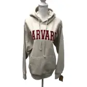 MV Sports Pro Weave Harvard Univeristy Hoodie Sweatshirt Mens Medium Oatmeal