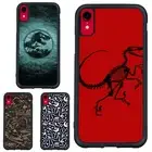 For iPhone XS 11 12 13 14 15 16 Pro Max Flat Case dominion World Dinosaur Fossil