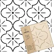 Lucca Tile Reusable Plastic Stencil Floor Wall (20x20cm)