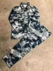 Surplus China Military Pla Airforce Type07 Camouflage Blue White Original