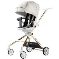 在飛比找momo購物網優惠-【Vinng】高景觀雙向嬰兒手推車(溜娃神器 可登機 嬰兒推