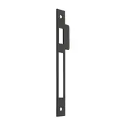 Austyle Lipped Striker Plate Non Handed 205mm Matt Black 59828