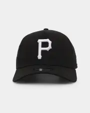 [New Era] New Era Pittsburgh Pirates 9forty A-frame Snapback Black/white - Size ONE ONE Black/White