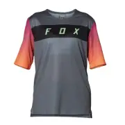 Fox Flexair Short Sleeve MTB Jersey Youth - Pewter - Large (HOT BUY)
