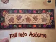 Claudia’s Creations FALL INTO AUTUMN Quilt 43" x 16" ~ Machine Embroidery CD