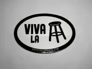 LOT OF (2) 6 x 4” BARSTOOL SPORTS VIVA LA STOOL STICKERS