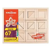 Wooden Building Blocks - Educational Blocks - Smarty-Eco Toy Set