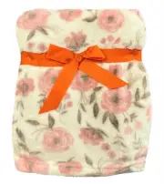 BLANKET PLUSH - DUCK DUCK GOOSE GIRLS - ROSE PINK - BABY TODDLER CRIB BED