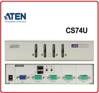在飛比找樂天市場購物網優惠-ATEN 宏正 CS74U 4埠USB KVM多電腦切換器