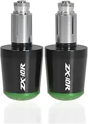 Motorcycle Handlebar Grips Slider Cap Plug Aluminum bar end for Kawasaki Z&X10R 2006 2007 2008 2009 2010 2011 2012 2013 2015 2016 End Grips Handle Cover Bar End Plug
