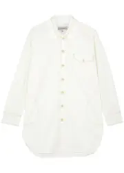 Lee Mathews Maddy Cotton-poplin Overshirt - Natural - XL XL