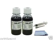 HP Refill ink kit for HP27 28 Deskjet 3320 3322 5500UV 5500ps 820ce 330 2×4oz BK