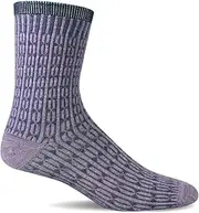[Sockwell] Women's Baby Cable Crew Sock, Lavender - Small-Medium, Lavender - Baby Cable, Small-Medium